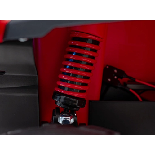 Quad na akumulator dla dzieci Can Am Outlander ATV z pilotem Czerwony DK-CA005.2.4GHZ